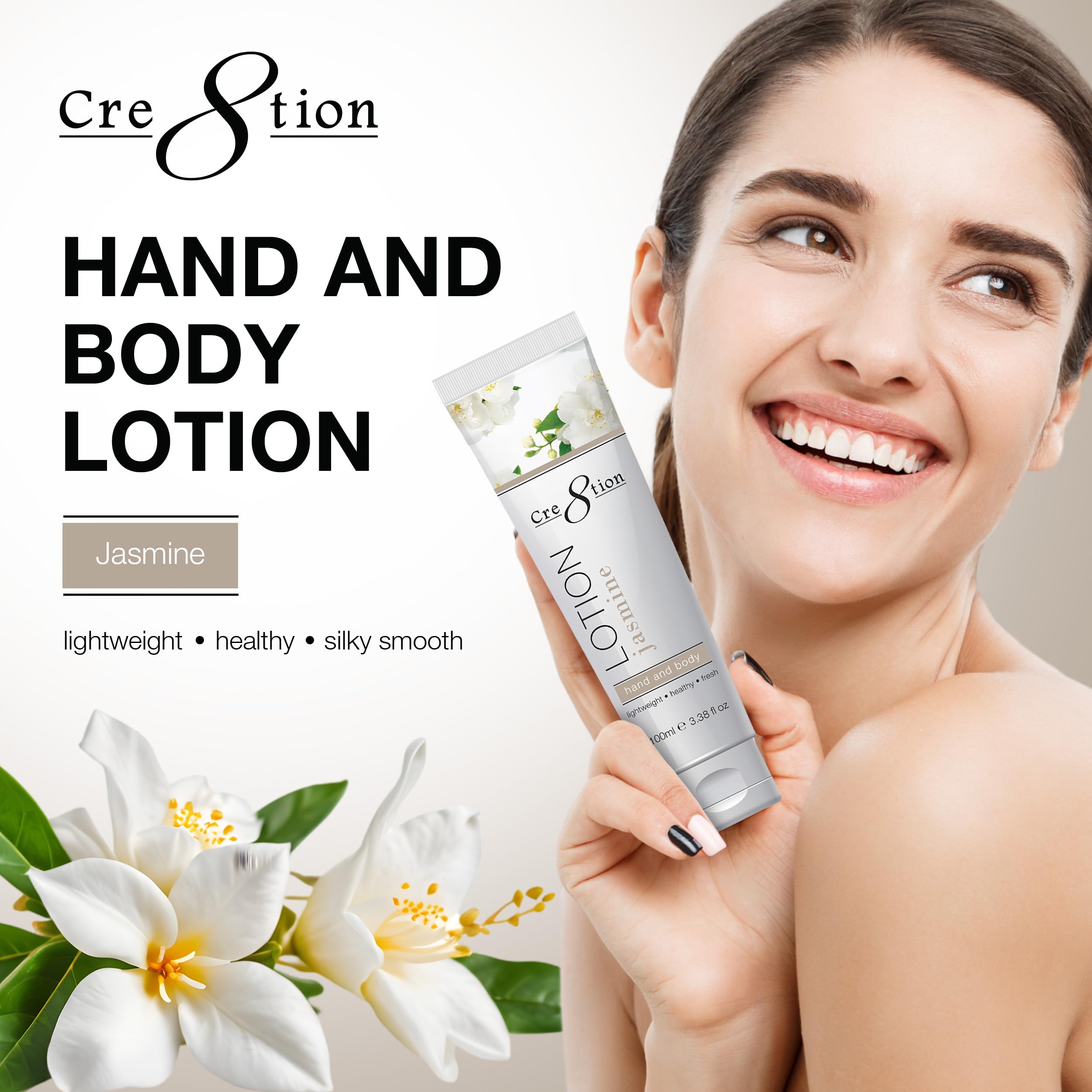 Amazon.com : Cre8tion Spa Jasmine Hand & Body Lotion, Luxurious